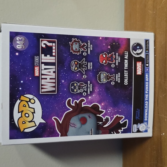 Funko Pop Marvel Zombie Scarlet Witch Figure - Picture 3 of 6